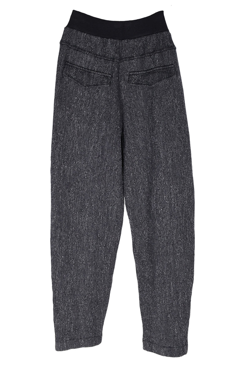 TANDEM Wool Trouser with Elastic Waistband