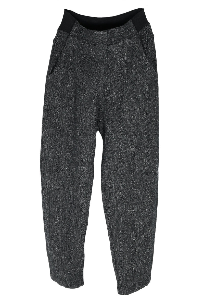 TANDEM Wool Trouser with Elastic Waistband