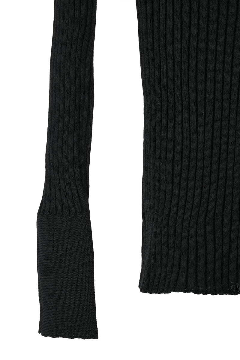 TRANSIT Ribbed Turtleneck Sweater