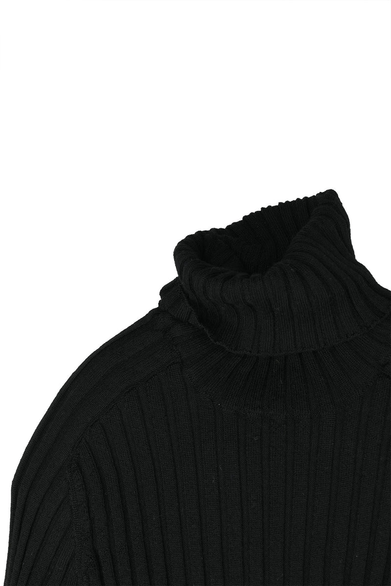 TRANSIT Ribbed Turtleneck Sweater