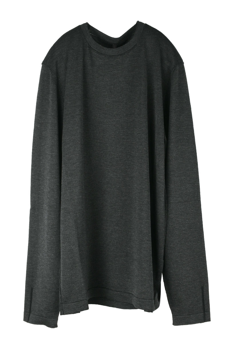 TRANSIT Longsleeve T-Shirt with Sleeve Detail