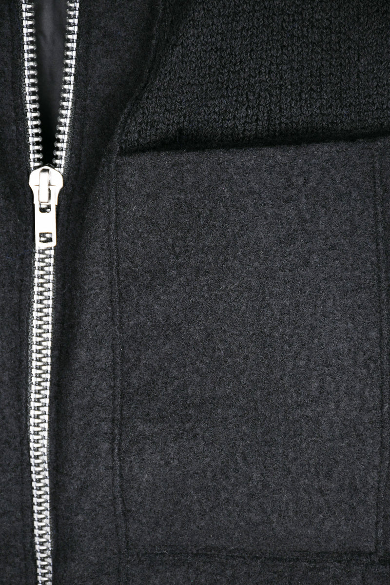 TRANSIT Knit and Nylon Vest