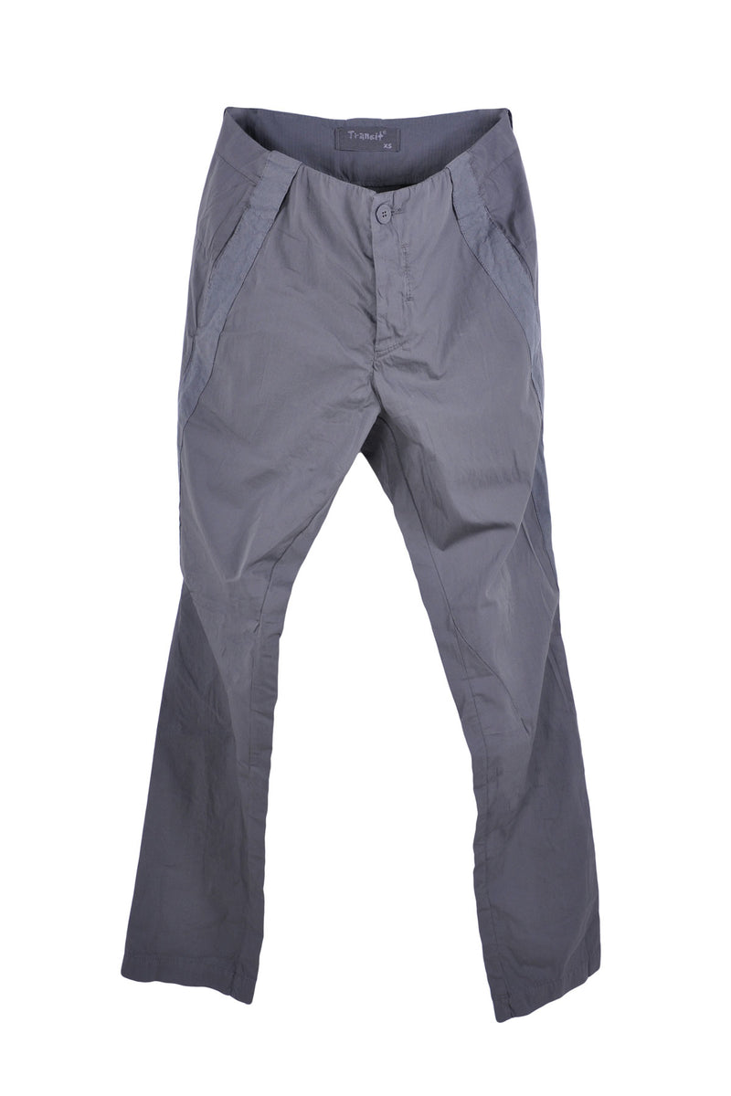 TRANSIT Lightweight Cotton Trouser with Side-Seam Detail