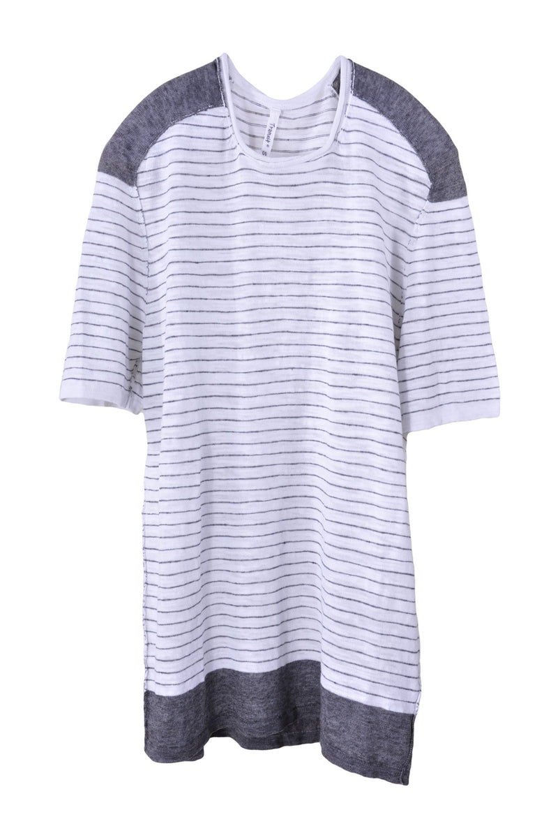 TRANSIT Striped Cotton Blend T-Shirt