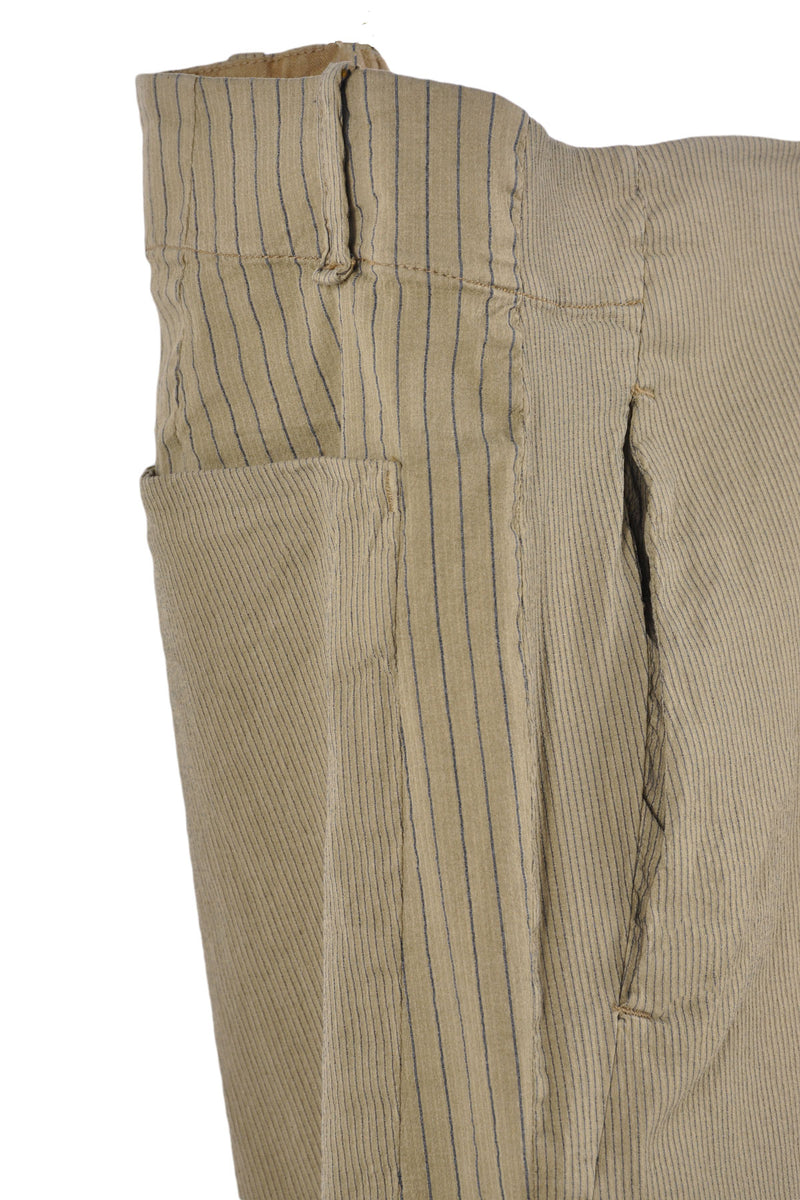 TRANSIT Lightweight Alternating Pinstripe Stretch Trouser